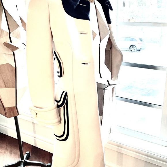 Miu Miu 2015 Collection contrast trim double knit wool coat - Picture 13 of 13